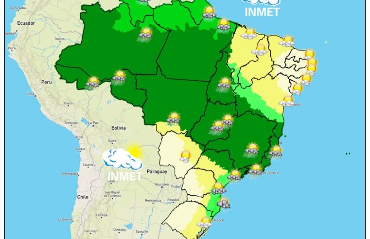 Previsão do tempo para Viçosa e região nesta terça-feira (20/12)
