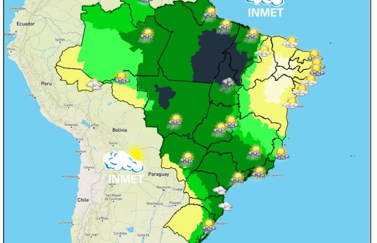 Previsão do tempo para Viçosa e região nesta quarta-feira (28/12)