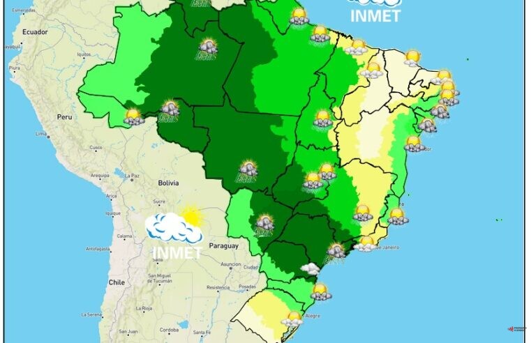Previsão do tempo para Viçosa e região nesta terça-feira (6/11)