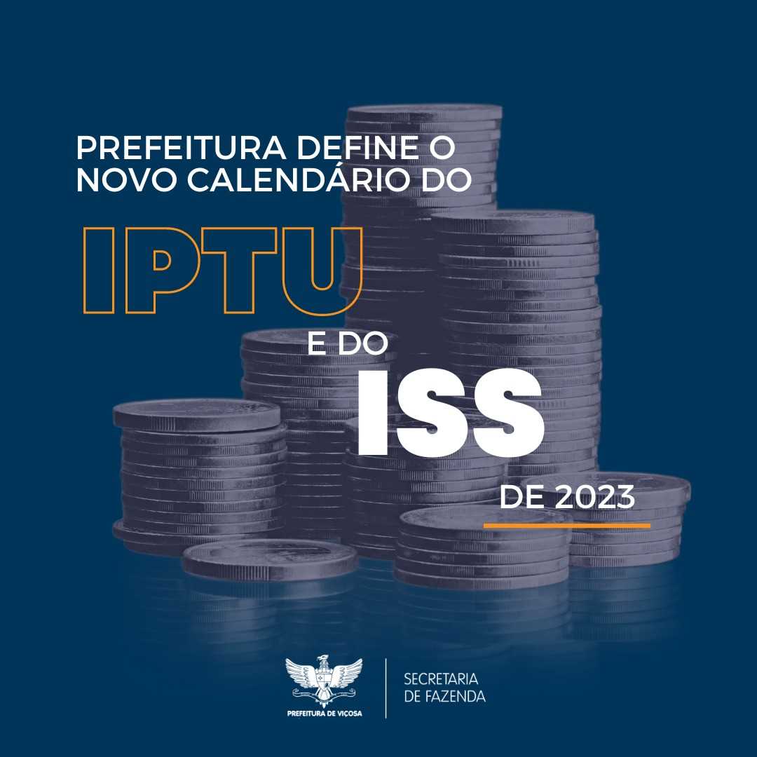 Prefeitura de Viçosa define novo calendário do IPTU e do ISS de 2023