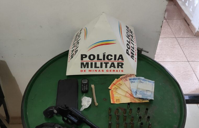 Suspeito de vários crimes na região é preso com armas e munições, em Paula Cândido