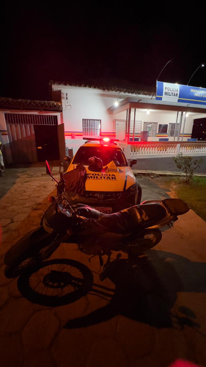 Motocicleta e celular subtraídos em Viçosa são recuperados em Paula Cândido