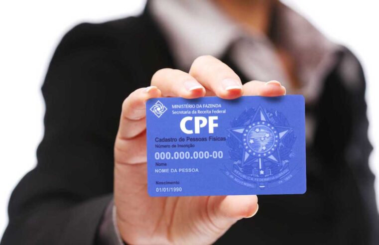 CPF passa a ser suficiente para identificar cidadãos em órgãos públicos