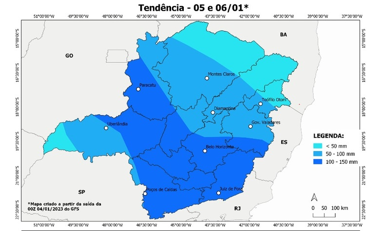Nas próximas 48h, chuvas podem chegar a 200mm na Zona da Mata