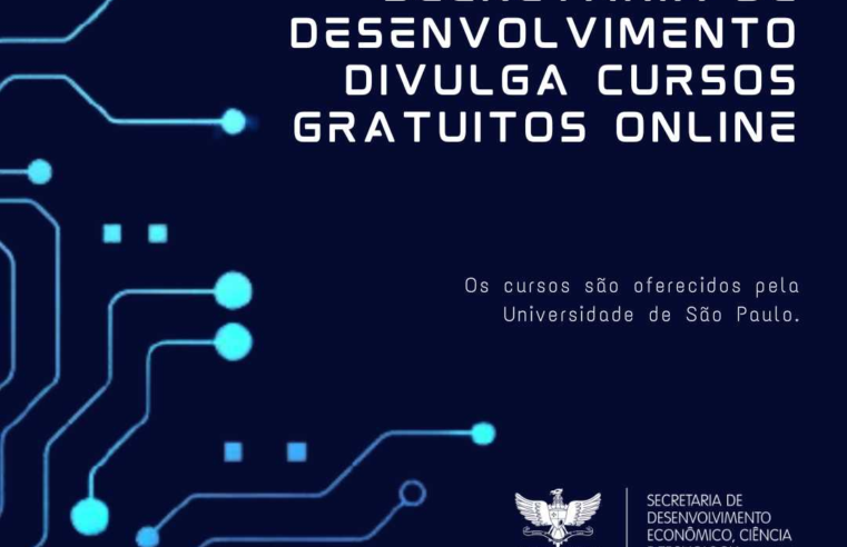 Secretaria de Desenvolvimento anuncia cursos online gratuitos