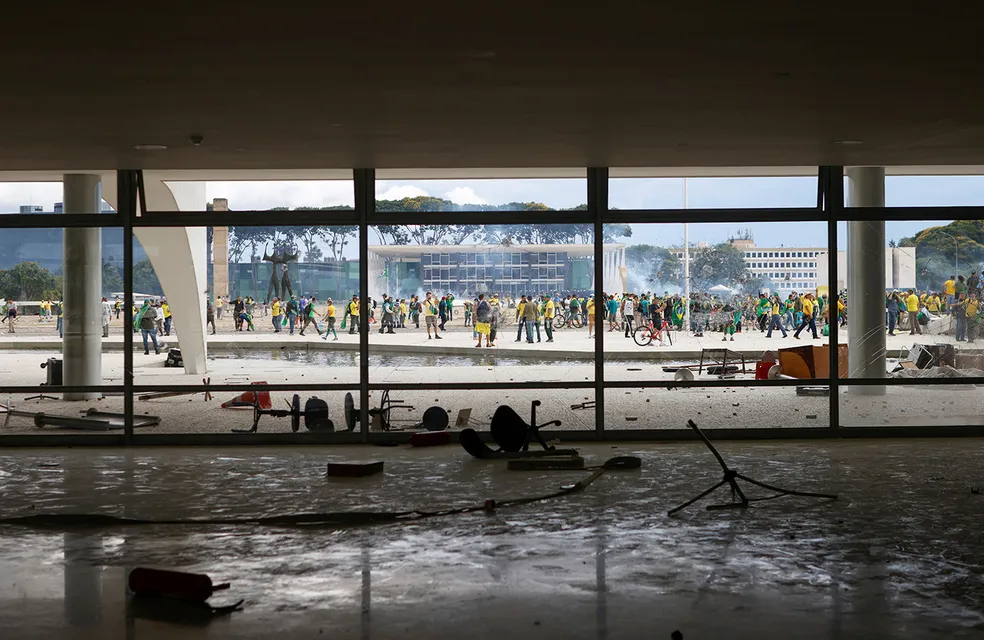 Mineiros da Zona da Mata são presos por participarem dos atos terroristas em Brasília
