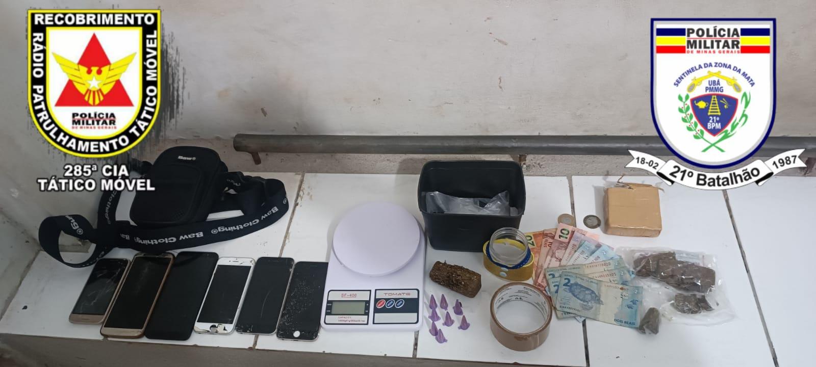Homem é preso por tráfico de drogas em Ubá