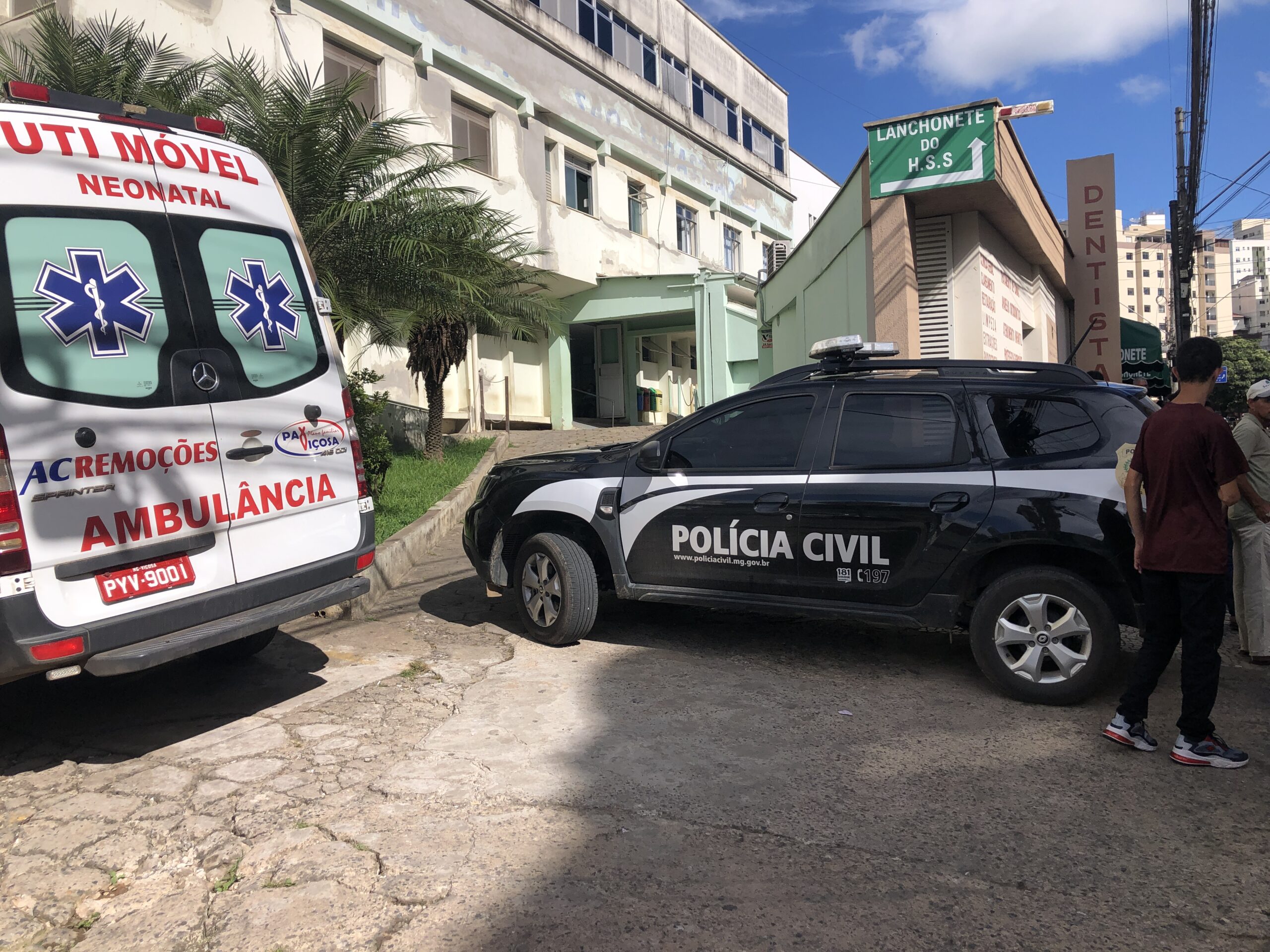 Mulher é baleada durante assalto em Viçosa