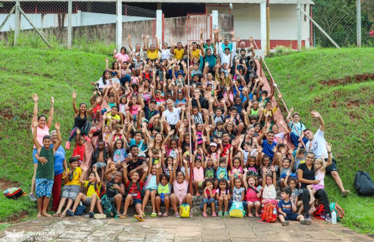 Viçosa; Colônia de Férias movimenta o Complexo Esportivo Municipal