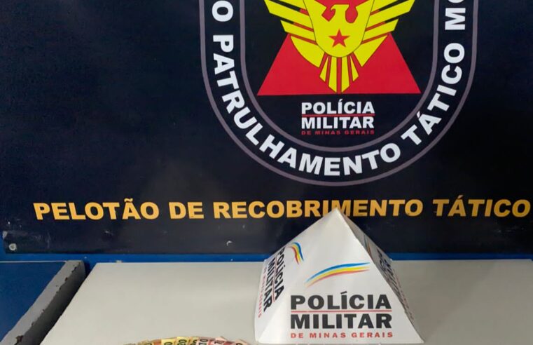 PM de Ponte Nova prende dois homens e apreende grande quantidade de drogas
