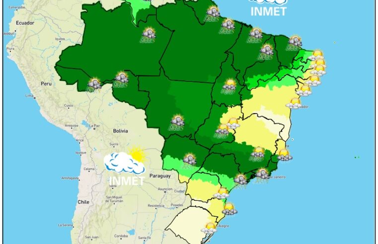 Previsão do tempo para Viçosa e região nesta terça-feira 7/2