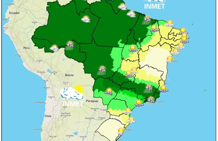 Previsão do tempo para Viçosa e região nesta quarta-feira 8/2