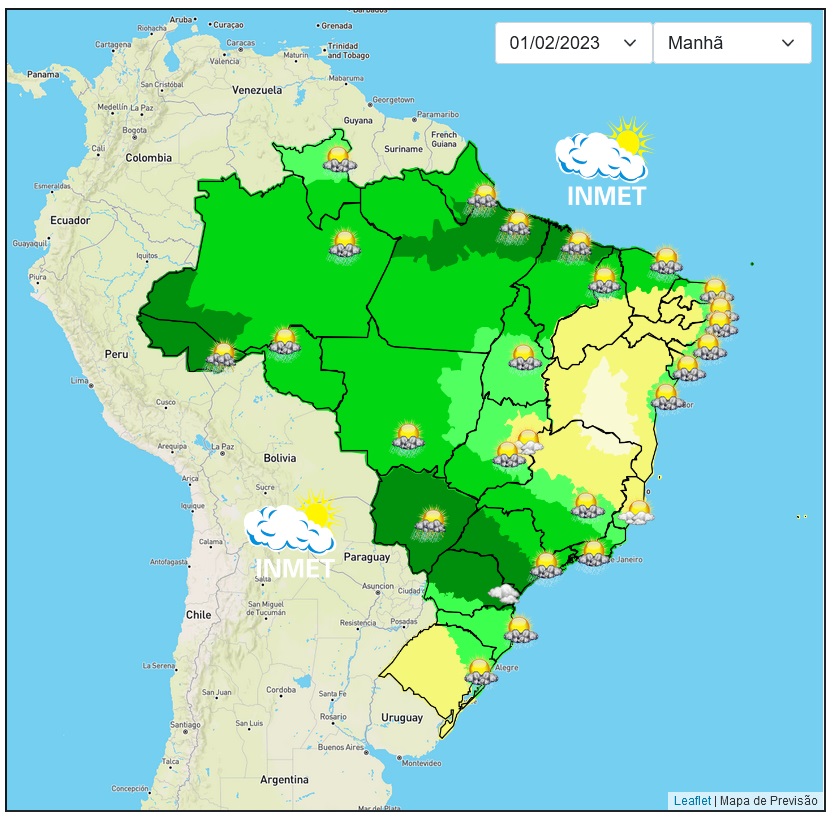 Previsão do tempo para Viçosa e região nesta quarta-feira, 1/2