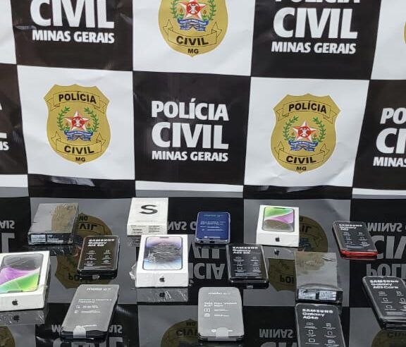 Polícia Civil recupera R$ 100 mil em celulares roubados em Viçosa