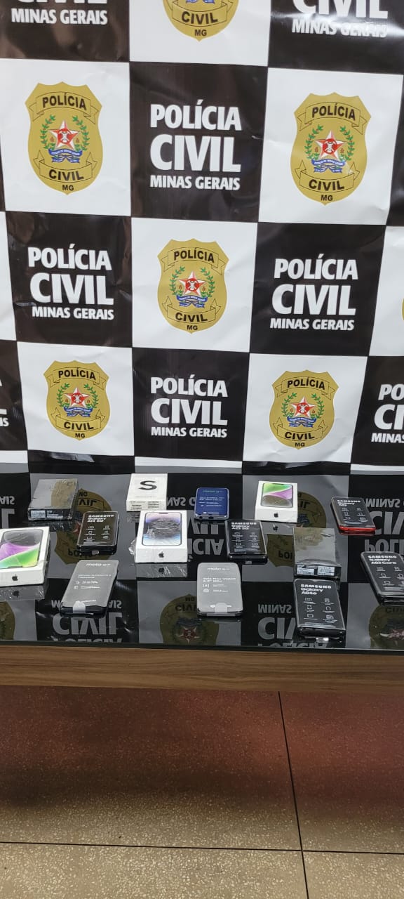 Polícia Civil recupera R$ 100 mil em celulares roubados em Viçosa