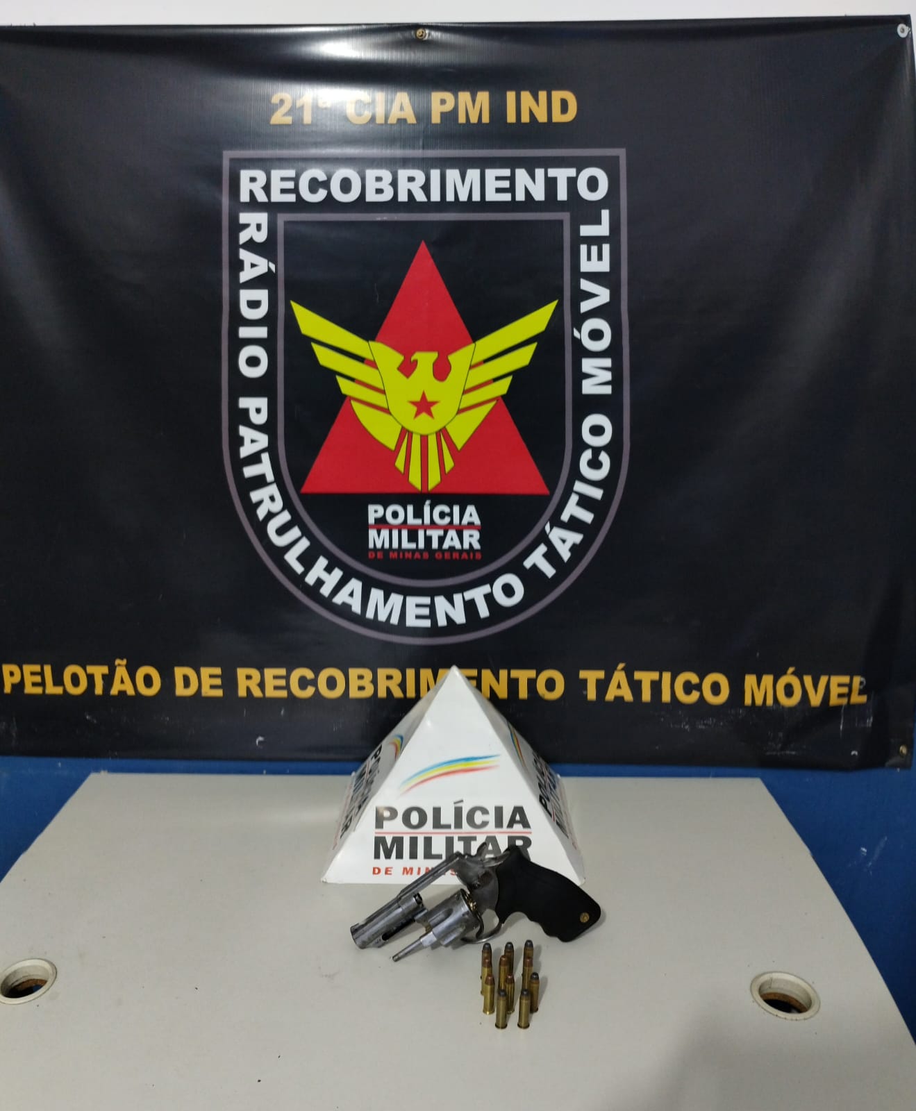 Região: envolvidos em ameaça são presos com arma de fogo