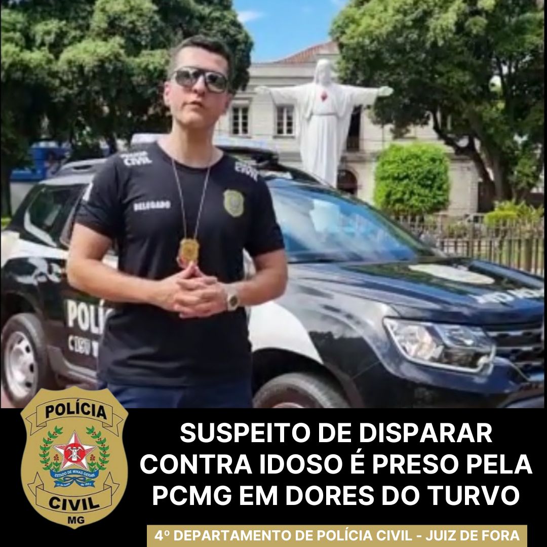 Suspeito de disparar contra idoso é preso pela PCMG em Dores do Turvo