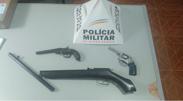 Homem é preso com armas de fogo em São Miguel do Anta