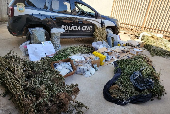 Polícia Civil destrói cerca de 200 kg de drogas em Viçosa