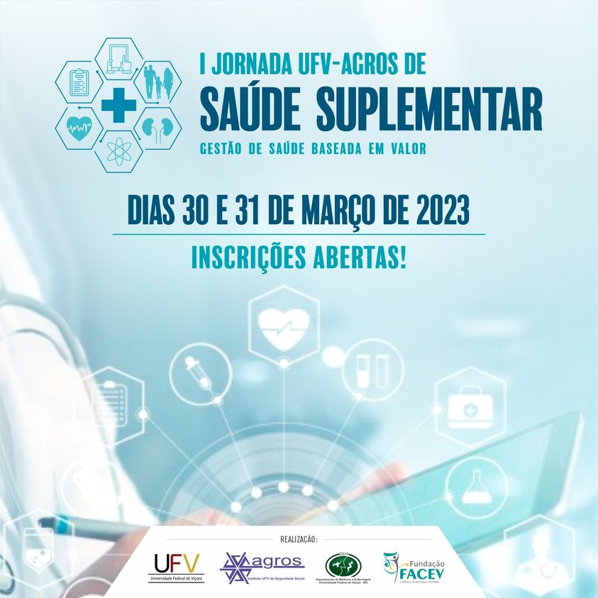 I Jornada UFV-Agros de Saúde Suplementar acontece nesta quinta e sexta-feira (30 e 31)