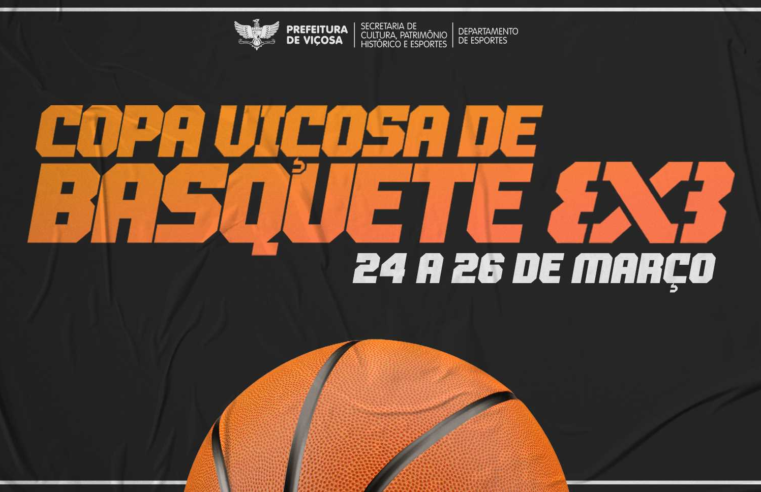 Abertas inscrições para a Copa Viçosa de Basquete