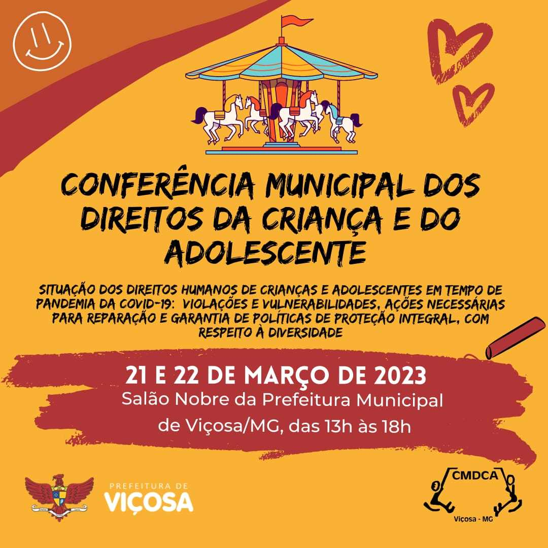 Conferência Municipal dos Direitos da Criança e do Adolescente acontece em março