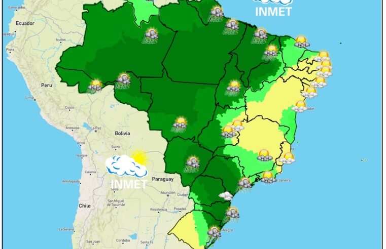 Previsão do tempo para Viçosa e região nesta segunda-feira, 6/3