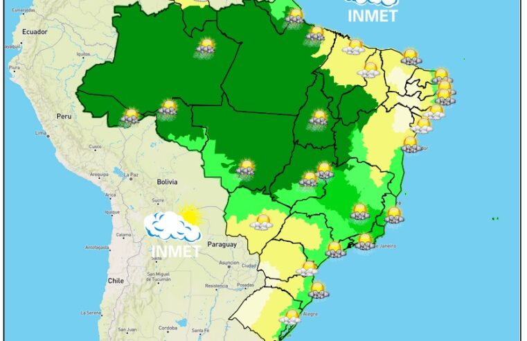 Previsão do tempo para Viçosa e região nesta terça-feira, 7/3