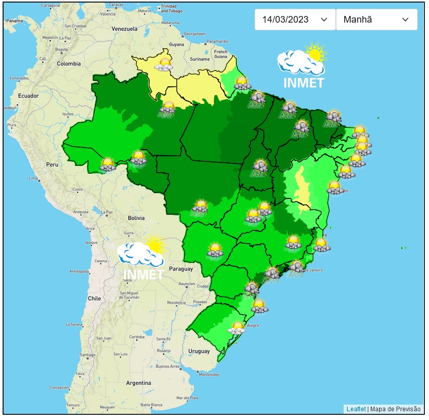 Previsão do tempo para Viçosa e região, nesta terça-feira, 14/3