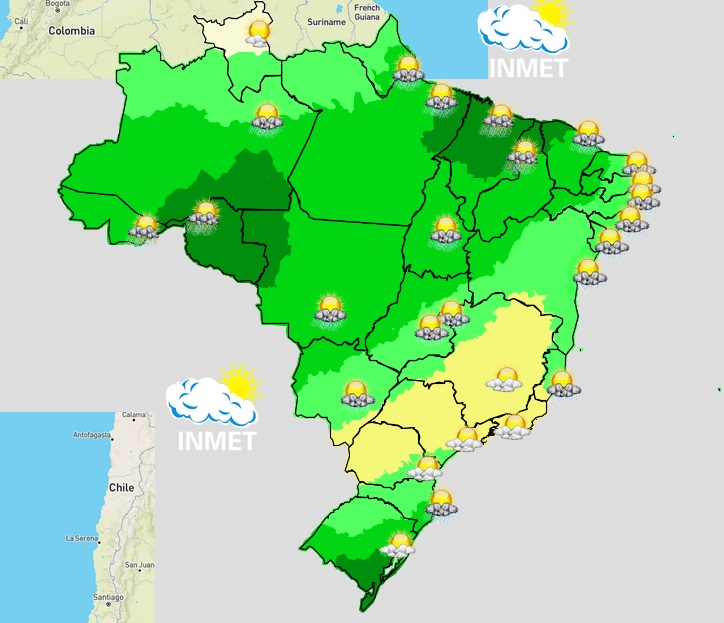 Previsão do tempo para Viçosa e região nesta quinta-feira, 23/3