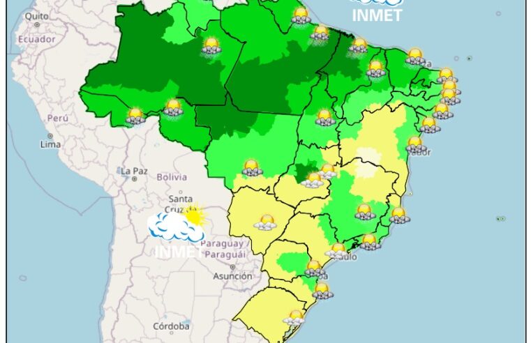 Previsão do tempo para Viçosa e região nesta quarta-feira, 29/3