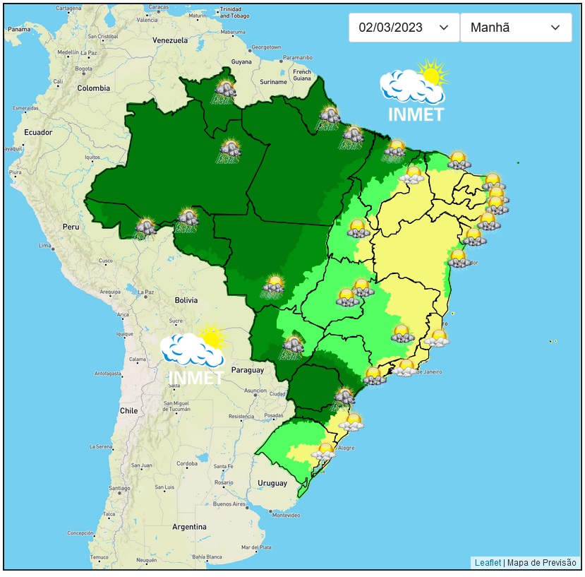 Previsão do tempo para Viçosa e região nesta quinta-feira, 2/3