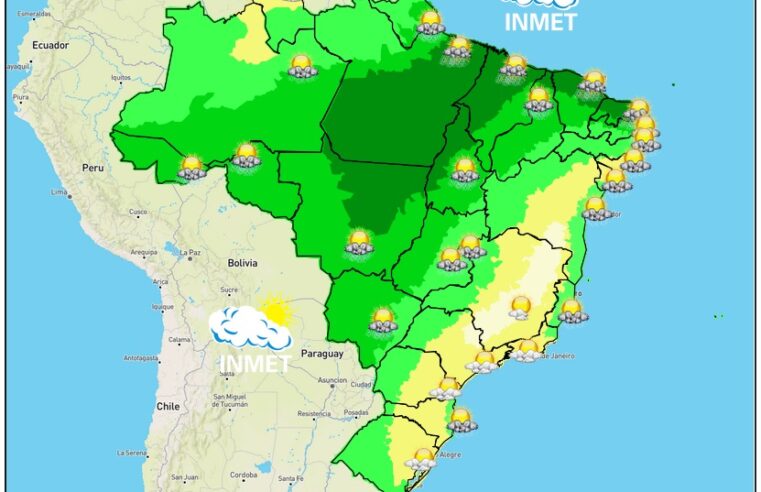 Previsão do tempo para Minas Gerais, nesta sexta-feira, 17/3