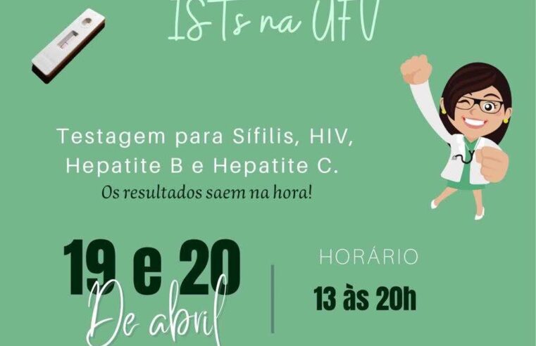 Prefeitura e UFV realizam testagem de ISTs está semana