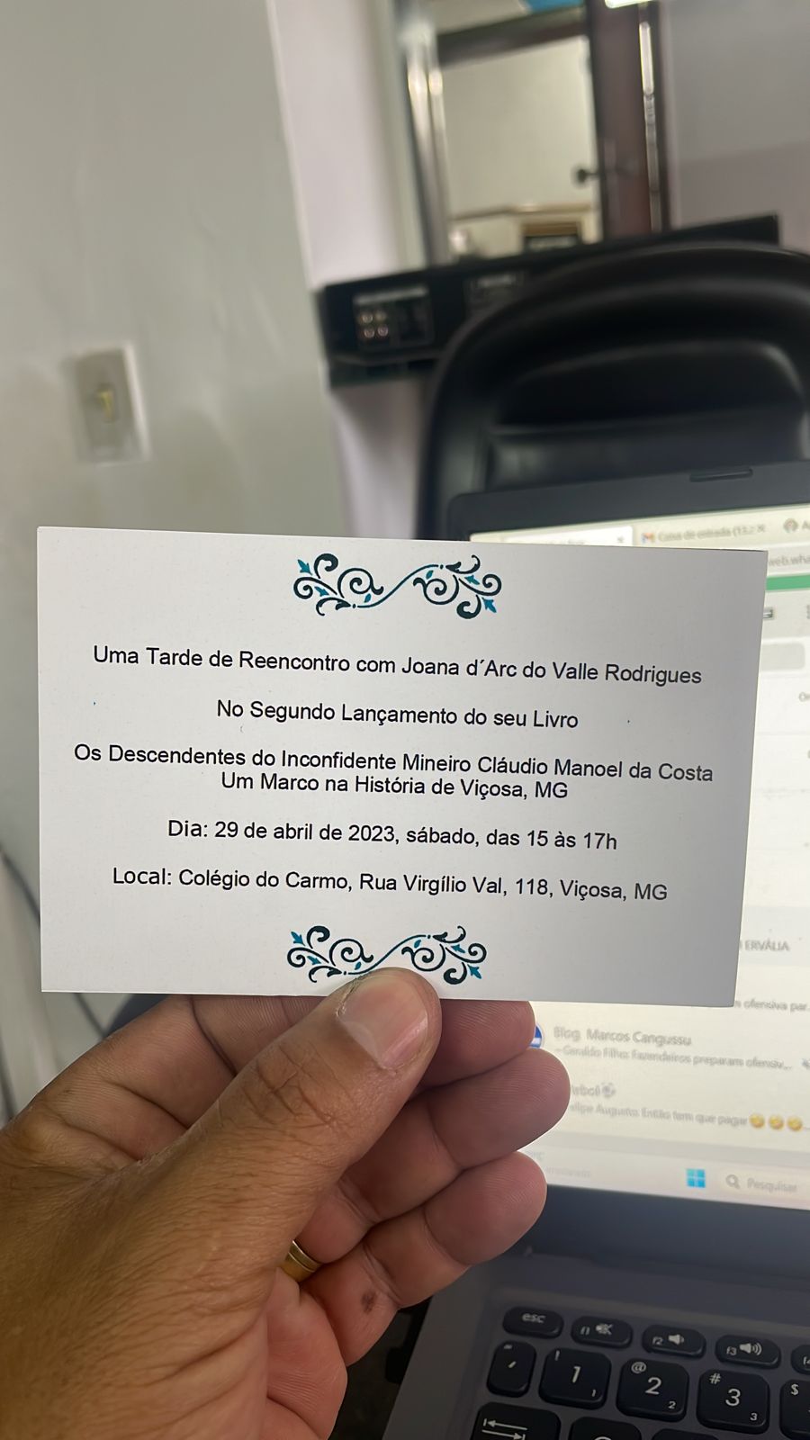 Escritora viçosense faz lançamento de livro no próximo sábado, 29