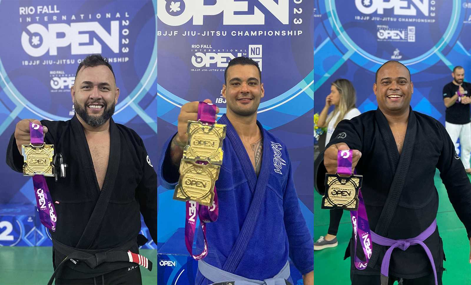 Atletas representam Viçosa no RJ e ganham ouro no Jiu-Jitsu