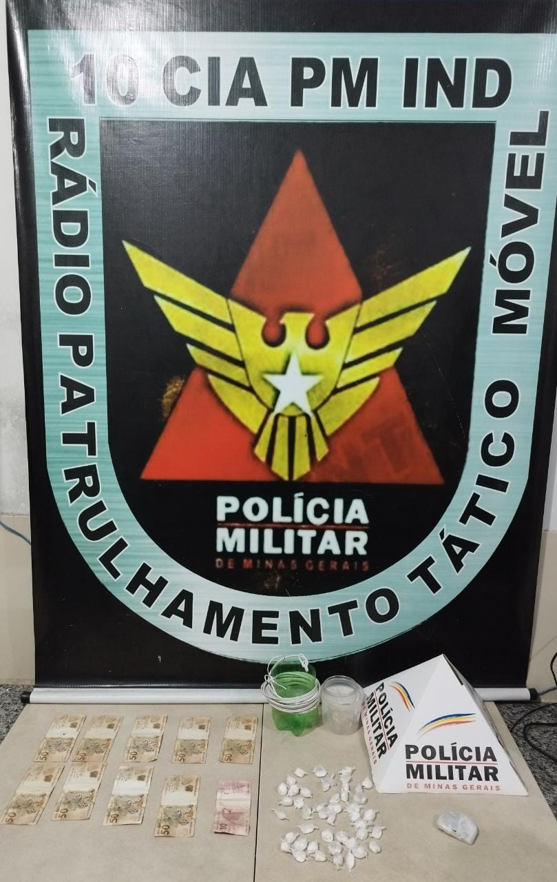 Pela segunda vez no mesmo local, PM flagra tráfico de drogas no Maria Eugênia