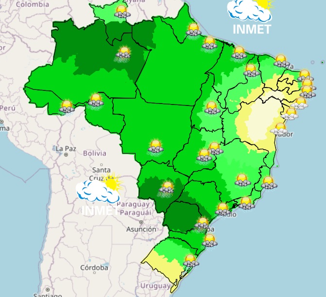 Previsão do tempo para Viçosa e região nesta sexta-feira, 14/4