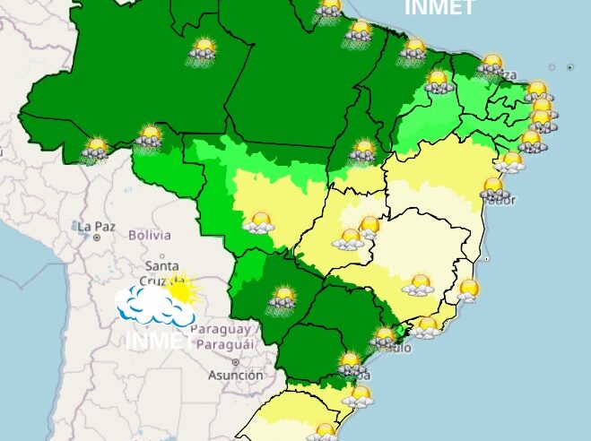 Previsão do tempo para Viçosa e região nesta terça-feira, 18/4