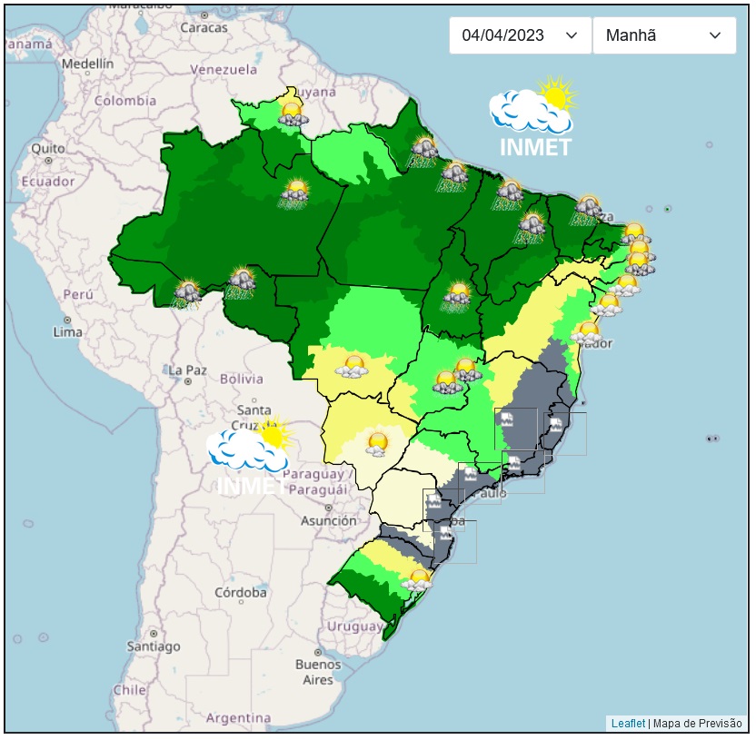 Previsão do tempo para Viçosa e região nesta terça-feira, 4/4