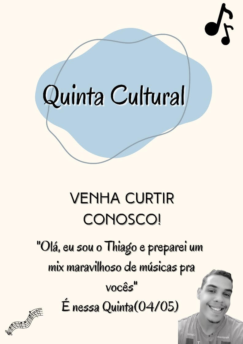 Quinta Cultural leva set de músicas eletrônicas e pop para Estaçãozinha