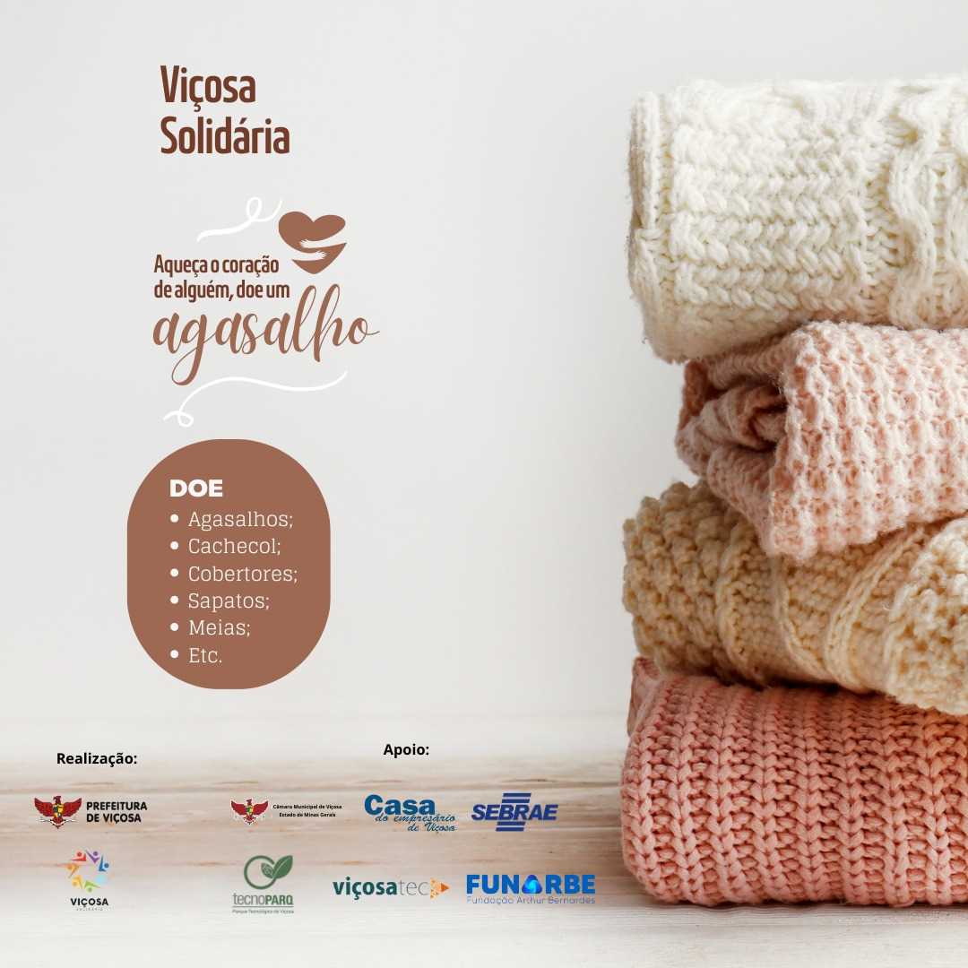 Viçosa Solidária lança campanha do Agasalho