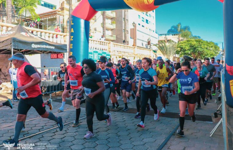 Viçosa: Corrida da Padroeira reúne centenas de atletas no centro da cidade