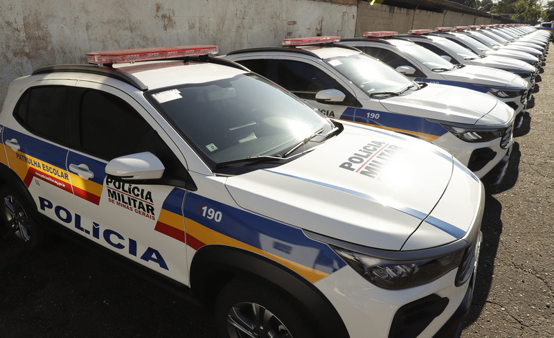 Polícia Militar de Minas Gerais recebe 121 novas viaturas