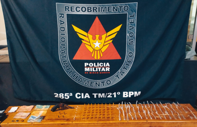PM prende três homens e apreende drogas em Ubá