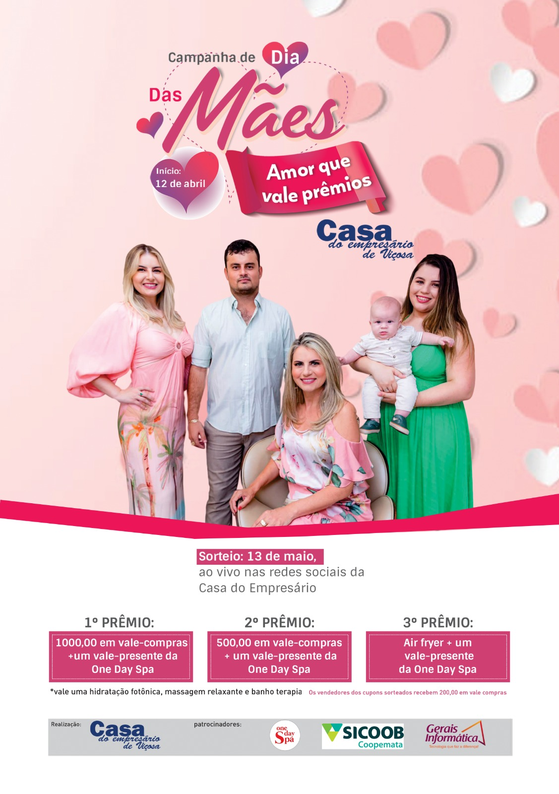 Casa do Empresário realiza campanha de Dia das Mães