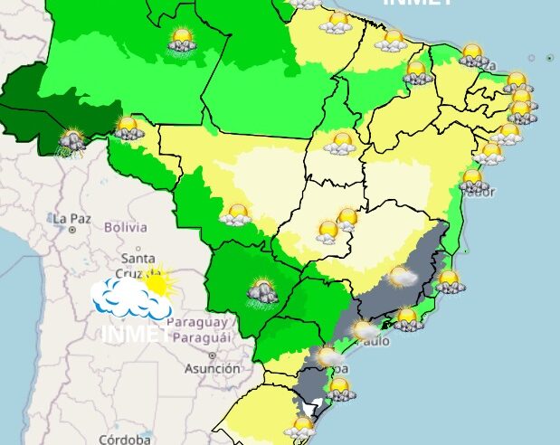 Previsão do tempo para Viçosa e região nesta terça-feira, 30