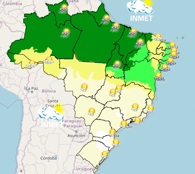 Previsão do tempo para Viçosa e região nesta quarta-feira, 17/5