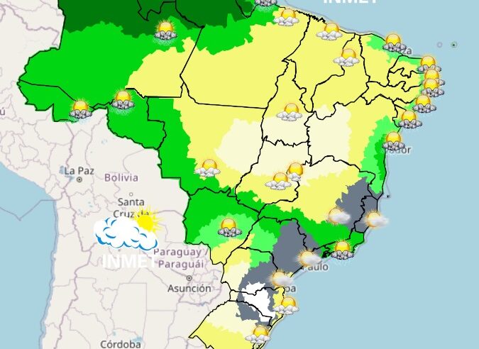 Previsão do tempo para Viçosa e região nesta quinta-feira, 11/5