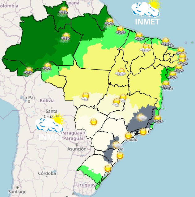 Previsão do tempo para Viçosa e região nesta quarta-feira, 24/5